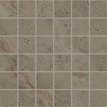  Unique Travertine Mosaico Minimal Chocolate Naturale 50x50 / Унике Травертине Мосаико Минимал Чоколатье Натуралье 50x50 